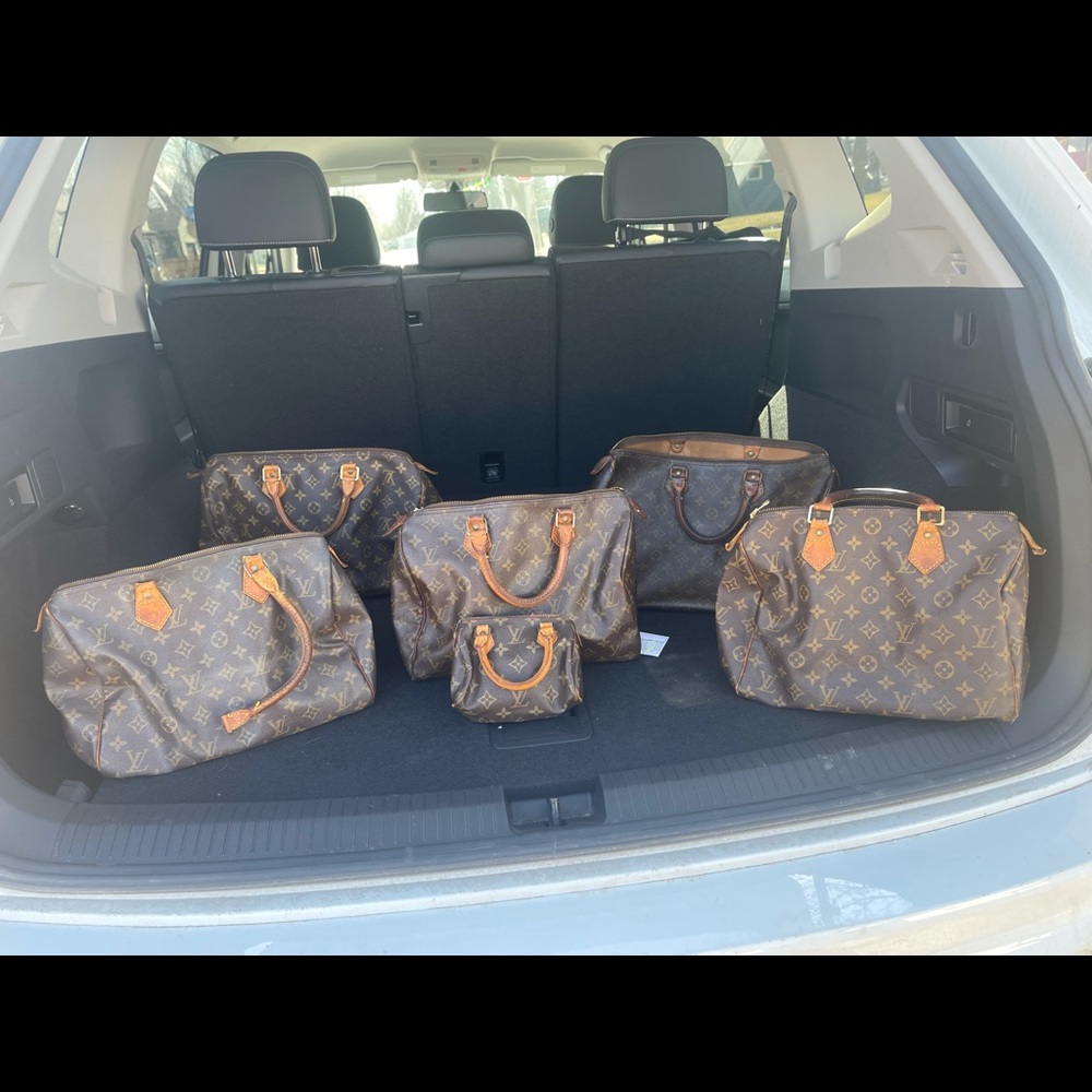 Authentic set Louis Vuitton speedy
